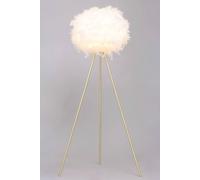 Plume Floor Lamp BHS Lighting Metallic Gold One Size