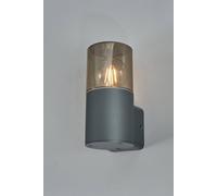 BHS Lighting Rome Outdoor Wall Light in Dark Grey BHS Lighting Dark Grey