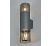 BHS Lighting Rome Outdoor Wall Light in Dark Grey BHS Lighting Dark Grey