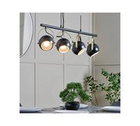 BHS Lighting Rowan 4 Light Bar Ceiling Pendant Light - Black