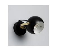 BHS Lighting Rowan Single Spotlight - Black