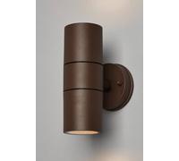 Bhs Lighting Roy Up & Down Outdoor Wall Light In Brown Brown One Size