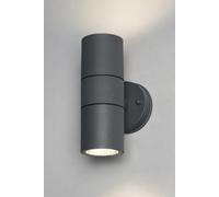 Roy Up & Down Outdoor Wall Light BHS Lighting Dark Grey One Size
