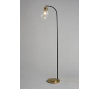 BHS Leni Bubble Glass Floor Lamp - Black