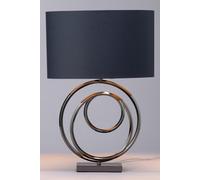 BHS Helix Table Lamp - Silver