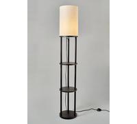BHS Lighting Shelby Floor Lamp with Shelves in Walnut BHS Lighting Walnut