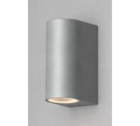 Smithe Outdoor Silver Up and Down Wall Light BHS Lighting Metallic Silver One Size