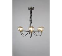 BHS Lighting Soho Flush Ceiling Light in Silver BHS Lighting Silver