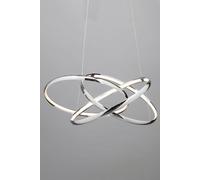 Bhs Lighting Sola Pendant Ceiling Light In Metallic Silver Metallic Silver One Size
