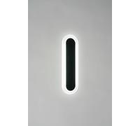 Bhs Lighting Ste 10W Linear Cct Outdoor Wall Light In Black Black One Size
