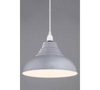 Bhs Lighting Steel Diner Easy Fit Light Shade In Grey Grey One Size