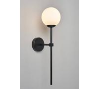 BHS Lighting Suzie Rechargeable Wall Light in Black BHS Lighting Black