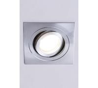 BHS Lighting Sym Square Spot Light in Metallic Silver BHS Lighting Metallic Silver