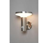 Tarak Outdoor Solar Wall Light With Sensor BHS Lighting Silver One Size