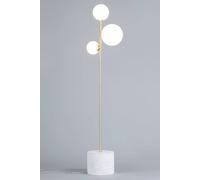 Bhs Lighting Terrazzo Forella Brass Floor Lamp In Gold Gold One Size