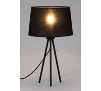 Bhs Lighting Tristan Tripod Table Lamp In Black Black One Size
