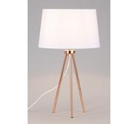 Tristan Tripod Table Lamp BHS Lighting Copper One Size