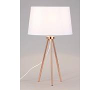 Tristan Tripod Table Lamp BHS Lighting Copper One Size