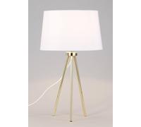 Tristan Tripod Table Lamp BHS Lighting Gold One Size