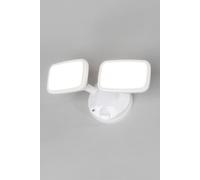Bhs Lighting Twin Wilson Outdoor Flood Light In White White One Size