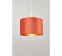 BHS Velvet 30cm Burnt Orange Easyfit Shade
