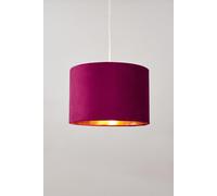 BHS Lighting Velvet Easy Fit Light Shade in Red BHS Lighting Red
