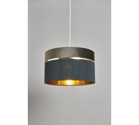 BHS Violet 40cm Grey Mixed Fabric Easyfit Shade