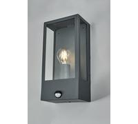 Wallace Outdoor Wall Light with Sensor BHS Lighting Dark Grey One Size