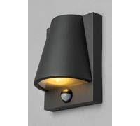 Bhs Lighting Wilbur Outdoor Wall Light With Sensor In Grey Grey One Size