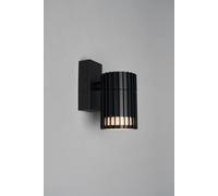 BHS Lighting Zeb Fixed Outdoor Wall Light in Black BHS Lighting Black