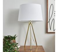 BHS Louisa Large Table Lamp - Brass