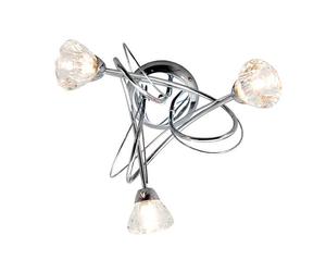 BHS Marianne Small Flush Chrome Ceiling Light