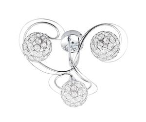 BHS Orianna Flush Chrome Ceiling Light