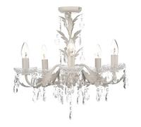 BHS Paisley Flush Cream and Gold Chandelier