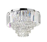 BHS Paladina Flush Chrome Ceiling Light