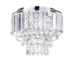 BHS Paladina Small Flush Chrome Ceiling Light