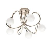 BHS Soni Large Flush Antique Brass Ceiling Light