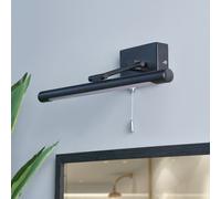 BHS Spa Metal Bathroom LED Wall Light - Black