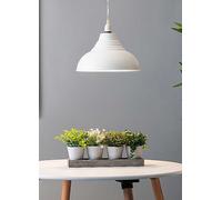 BHS Steel Pendant Shade White