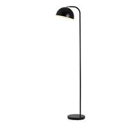 BHS Travis Arc Matte Black Floor Lamp