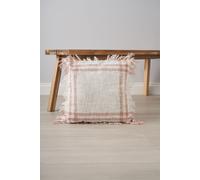 BHS Tula Check Cushion in Pink | Size: 45 cm x 45 cm Bhs Pink 45 cm x 45 cm