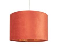 BHS Velvet 30cm Burnt Orange Easyfit Shade