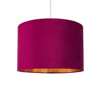 BHS Lighting Velvet Easy Fit Light Shade in Red BHS Lighting Red