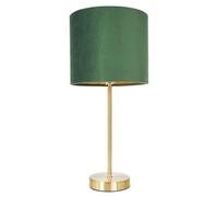 BHS Velvet Emerald Green Table Lamp