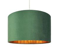 BHS Velvet Large Emerald Green Easyfit Shade