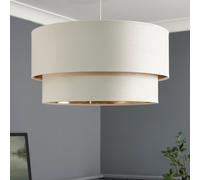 Tia Easy Fit Light Shade BHS Lighting Ivory One Size