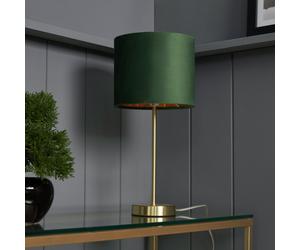 BHS Vera Metal Table Lamp - Emerald