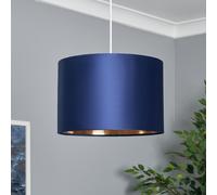 BHS Vera Navy Velvet Easy Fit Lampshade - 30cm