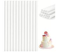 BHSTTNIXP 24 PCS 30cm/11.81inch Cake Dowels for Tiered Cakes,Reusable Plastic Dowel Rods for Cake Supports,Cake Stand Fittings,Cake's Sticks for Stacking Supporting