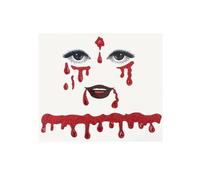 BHSTTNIXP Halloween Face Stickers,Terrifying Vampire Makeup Sticker,Halloween Glitter Tattoos Vampires Blood Stickers for Women Girls Make Up Accessories